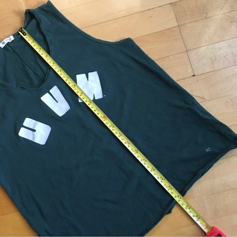 47 “UVM” Tank, Green, White, Size S - Picture 12 of 17